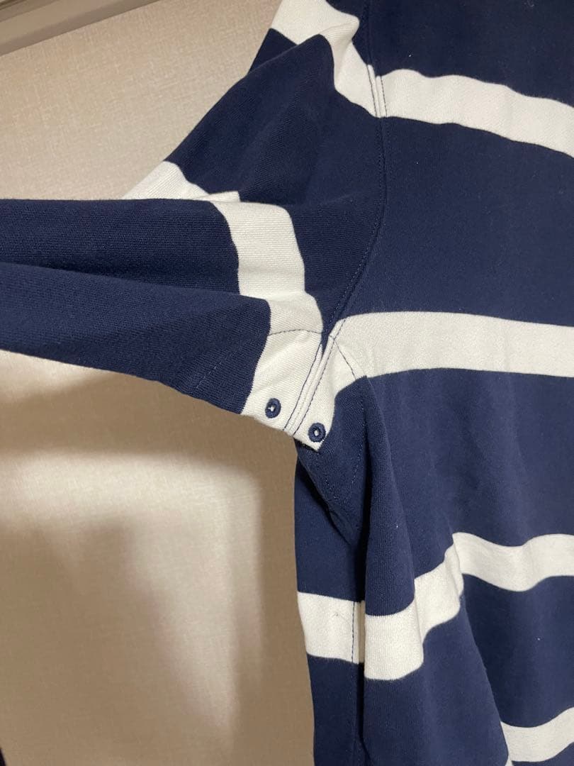 POLO RALPH LAUREN ラガーシャツ ネイビー/ホワイト