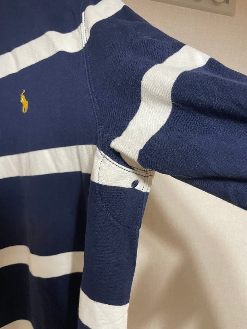 POLO RALPH LAUREN ラガーシャツ ネイビー/ホワイト