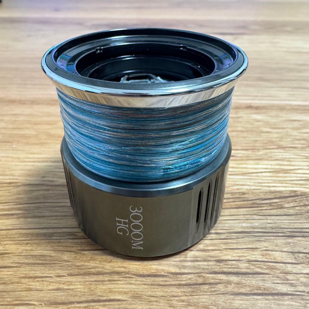 【極美品・ライン付き】シマノ 22ステラ 3000MHG 純正スプール