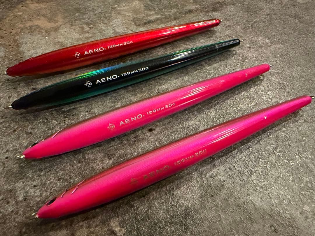 美品 タックルハウス コンタクト イーノ 4本セット サワラ用ジグミノー