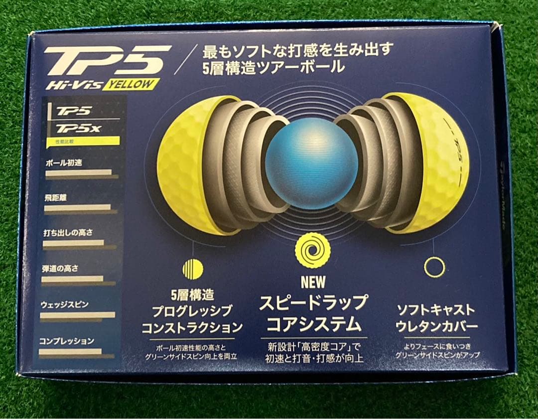 新品　TP5 イエローボール　テーラーメイド　3ダース