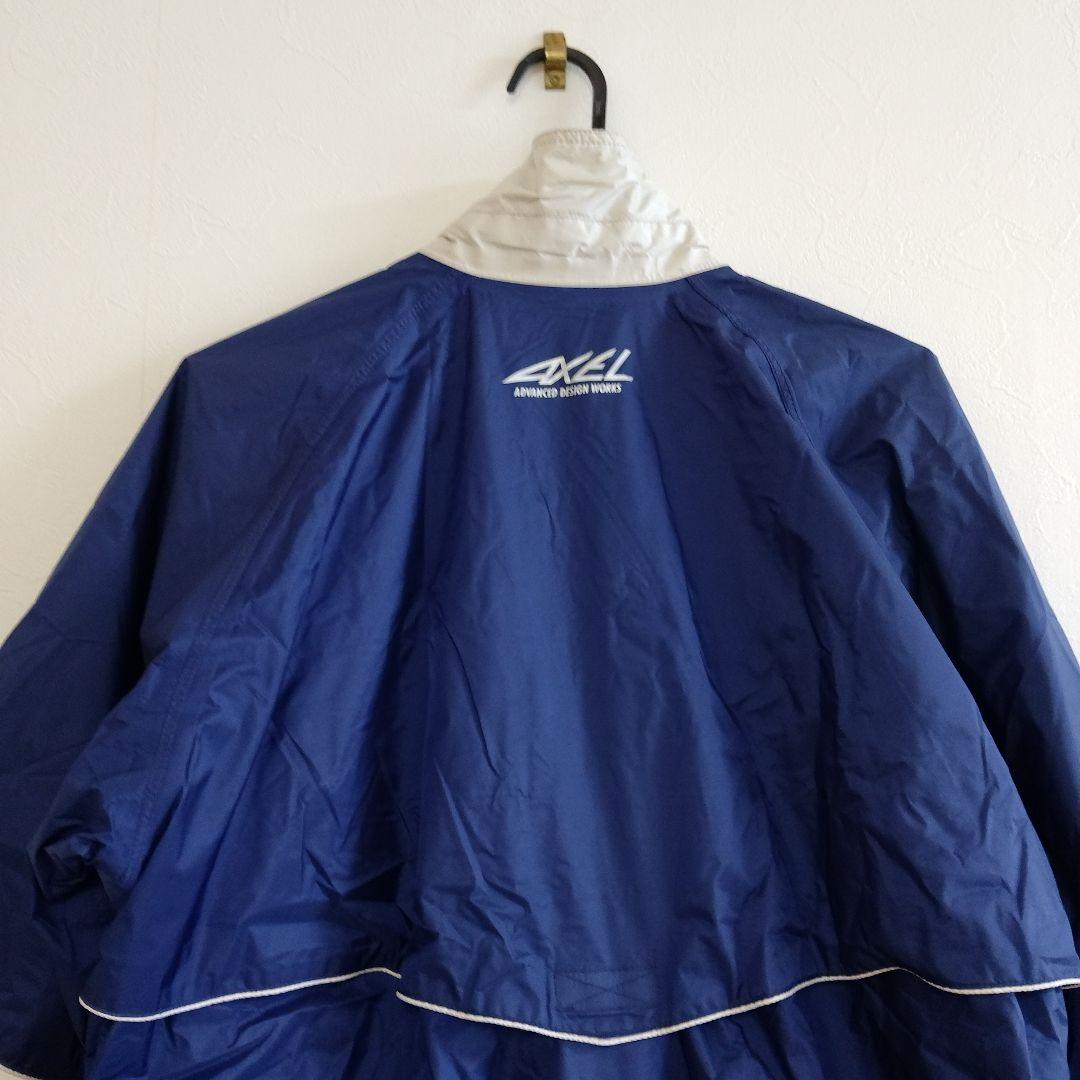 超美品　高級GORE-TEX 　AXELメンズゴルフレインウェアネイビー LL