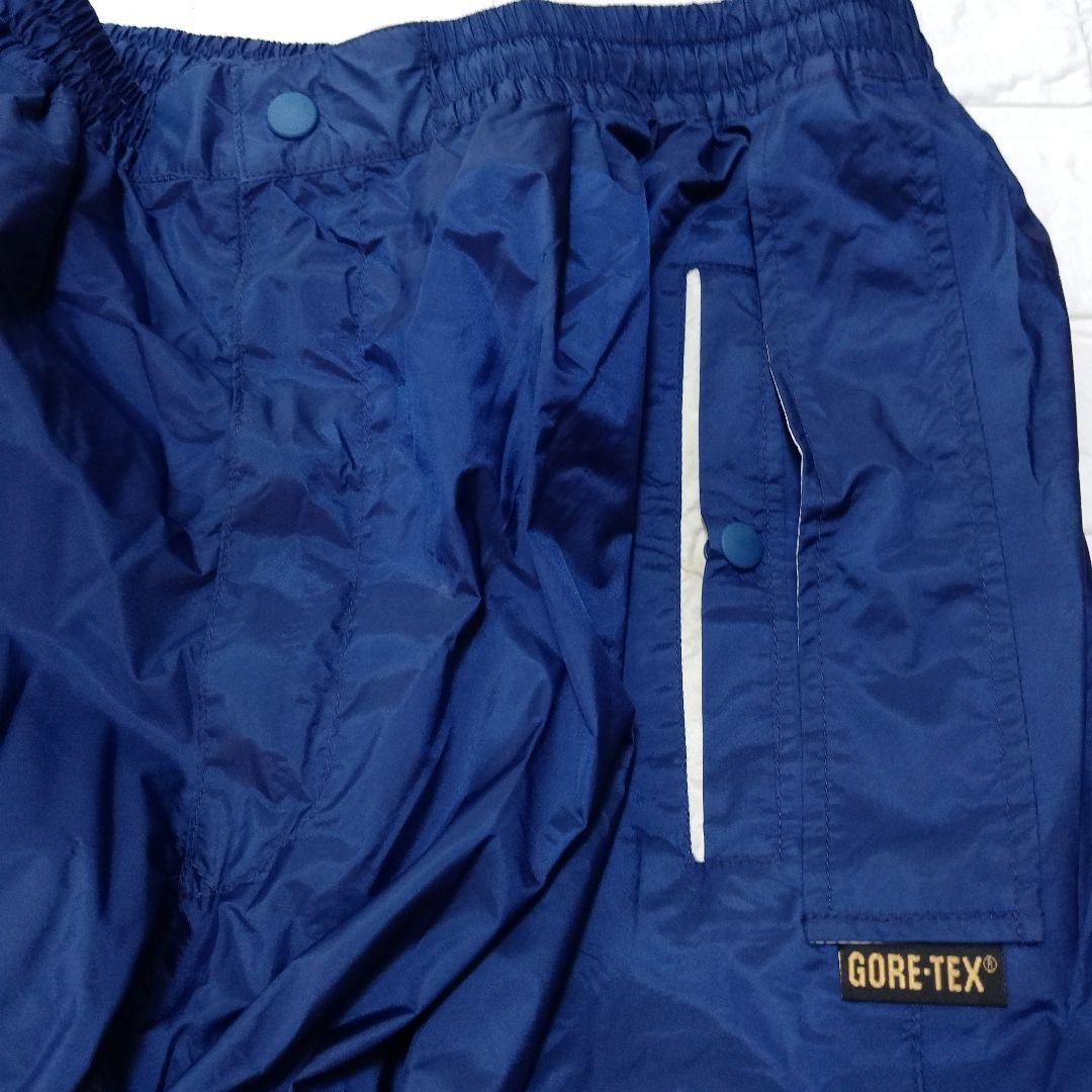 超美品　高級GORE-TEX 　AXELメンズゴルフレインウェアネイビー LL
