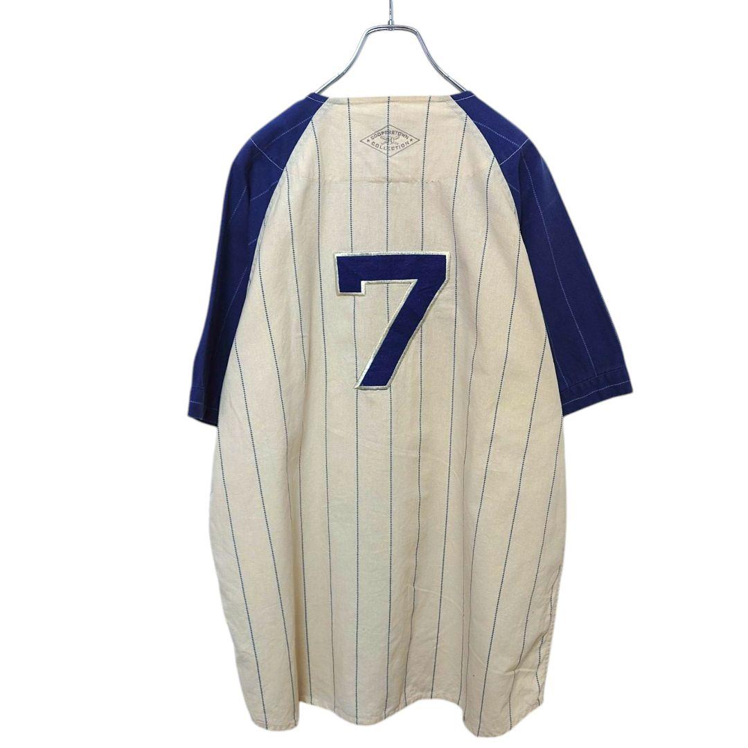 【COOPERSTOWN】ニューヨークヤンキース ベースボールシャツA-3389