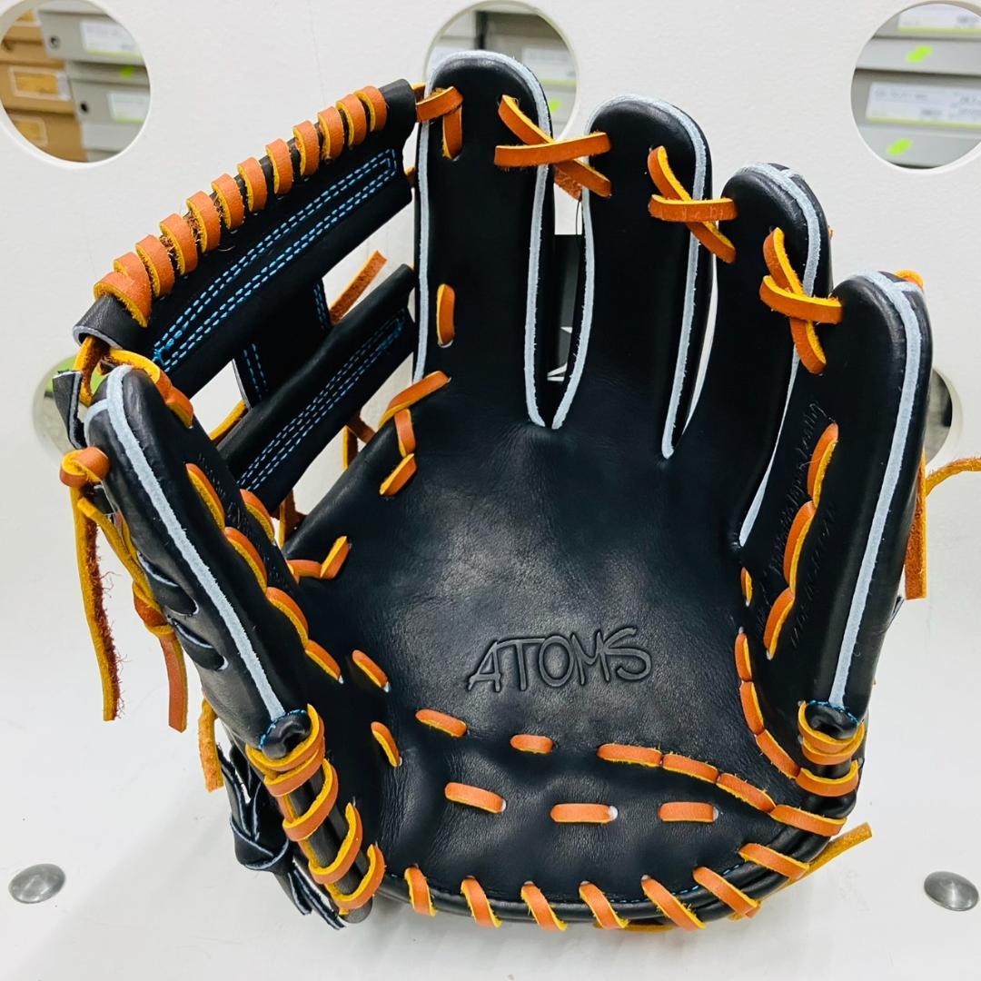 アトムズ　AGL-NE501　硬式　内野手用　日本製　ERMリスト　高校野球対応