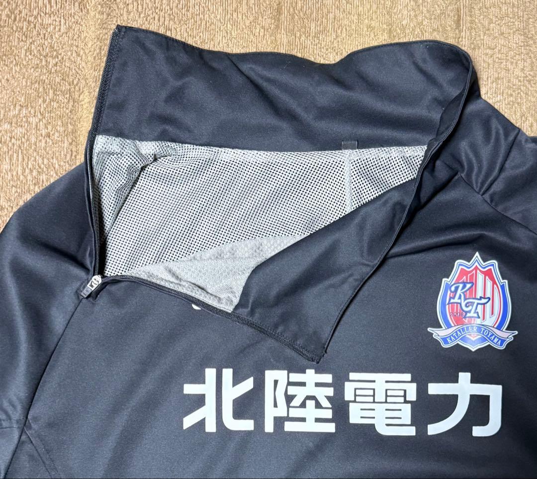 非売品カターレ富山スタッフ支給品ウインドブレーカー黒サイズL