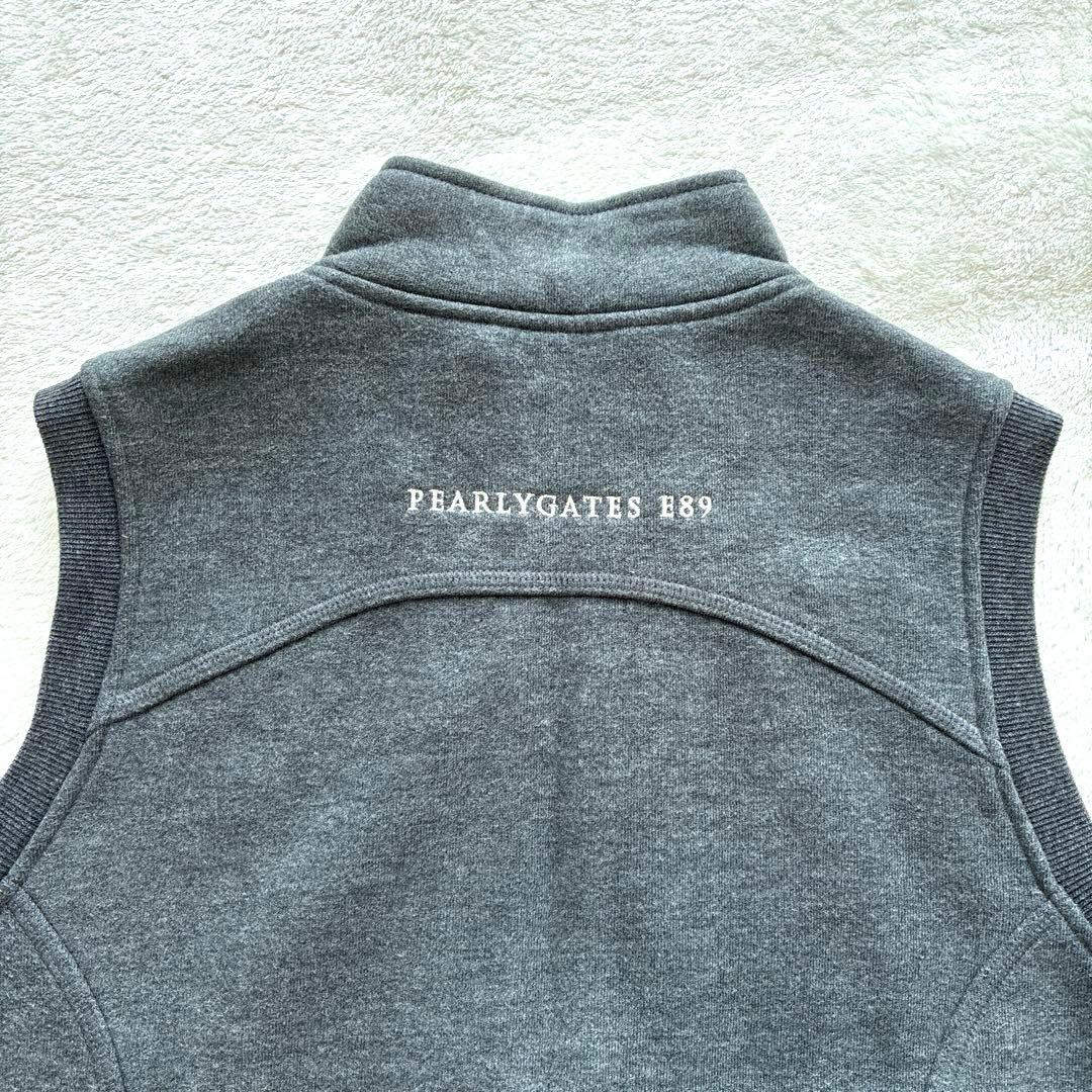 【美品】PEARLY GATES パーリーゲイツ ゴルフベスト グレー Mサイズ