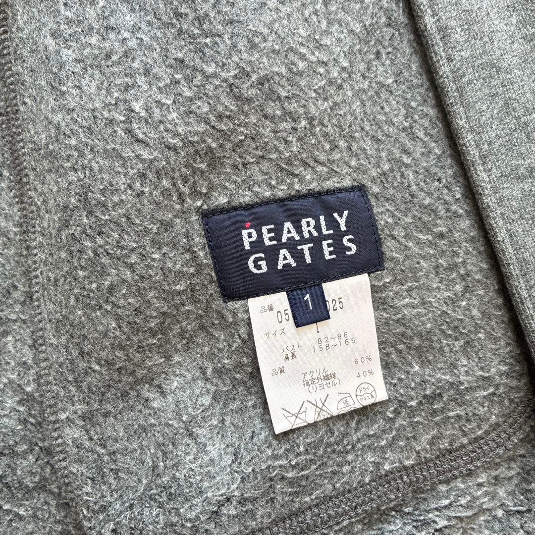 【美品】PEARLY GATES パーリーゲイツ ゴルフベスト グレー Mサイズ