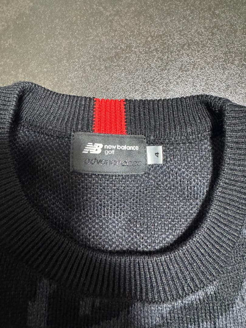 New Balance golf ゼブラ柄セーター(4)