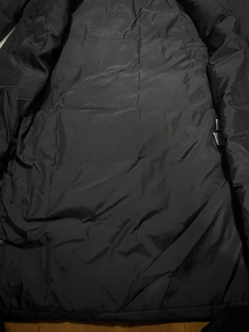 ★アディダス ダウン ベンチコート 黒 175cm男性着用