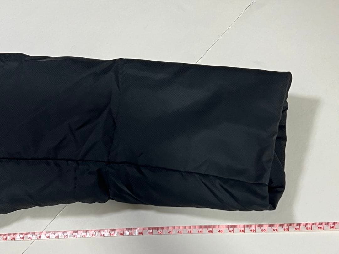 ★アディダス ダウン ベンチコート 黒 175cm男性着用