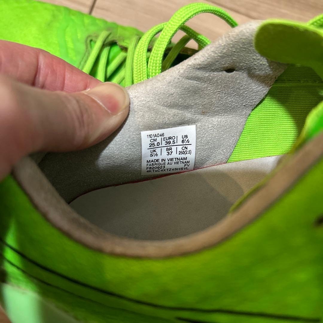 ASICS REACT FIT サッカーシューズ グリーンー　25.0
