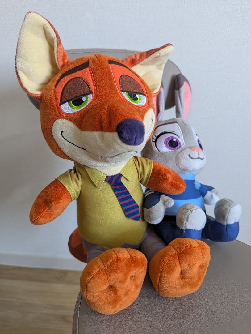 ズートピア ニック・ワイルド & ジュディ・ホップス ぬいぐるみ
