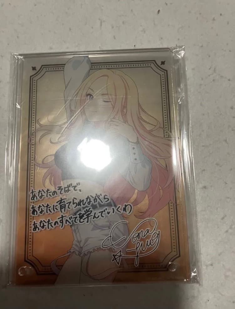 学園アイドルマスター 十王星南 公式サイン＆メッセージパネル