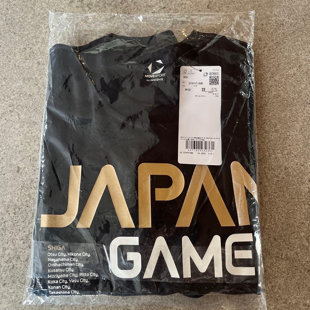 MOVE SPORT JAPAN GAMES 国体シャツ 黒