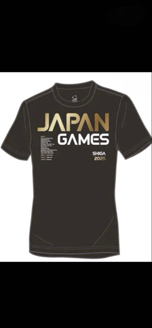 MOVE SPORT JAPAN GAMES 国体シャツ 黒