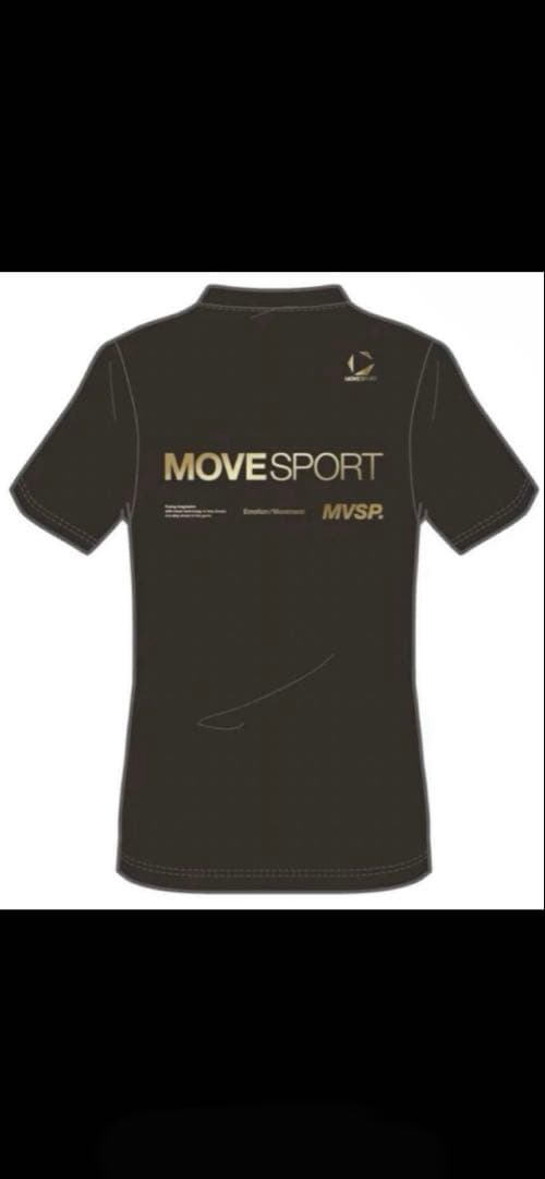 MOVE SPORT JAPAN GAMES 国体シャツ 黒