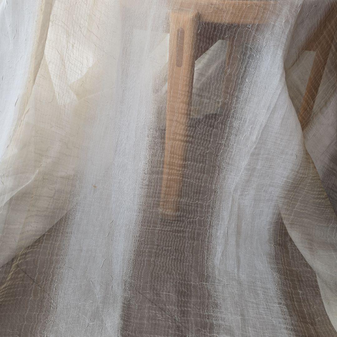 FISBAスイス製高級生地オーダーメイド レースカーテン 大判2枚 フィスバ