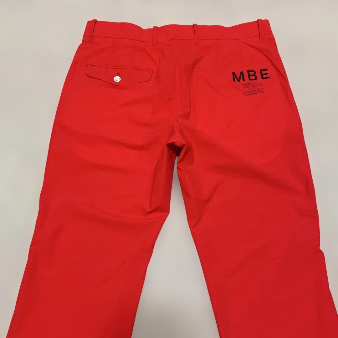 マスターバニーエディション ストレッチパンツ MBEロゴ レッド 5