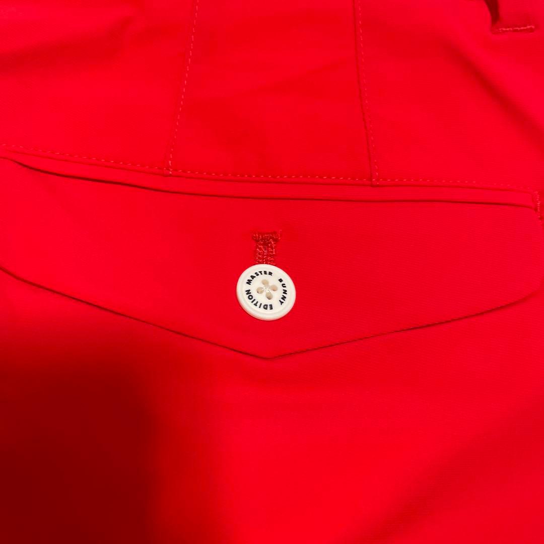 マスターバニーエディション ストレッチパンツ MBEロゴ レッド 5
