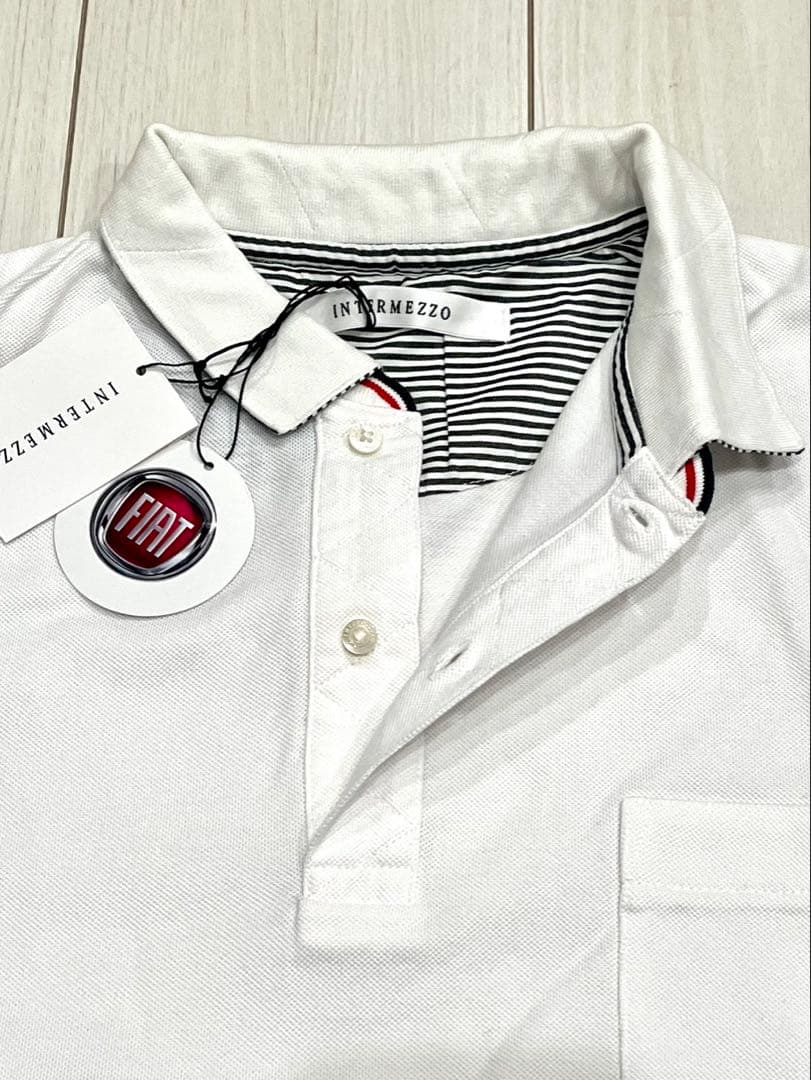 ☆新品☆ INTERMEZZO × FIAT メンズポロシャツ　LLサイズ