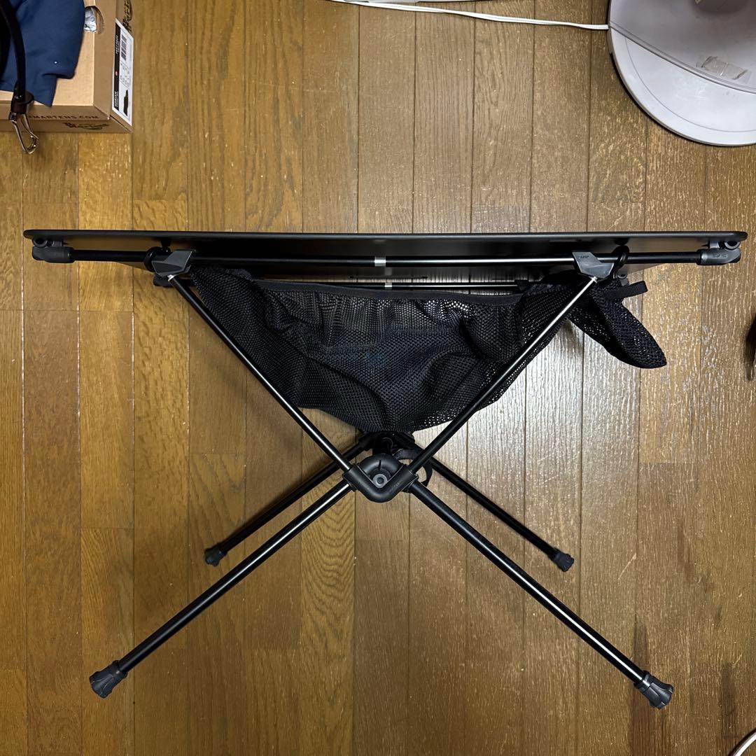 ヘリノックス　テーブルワン　ソリッドトップ　ストレージポケット付き