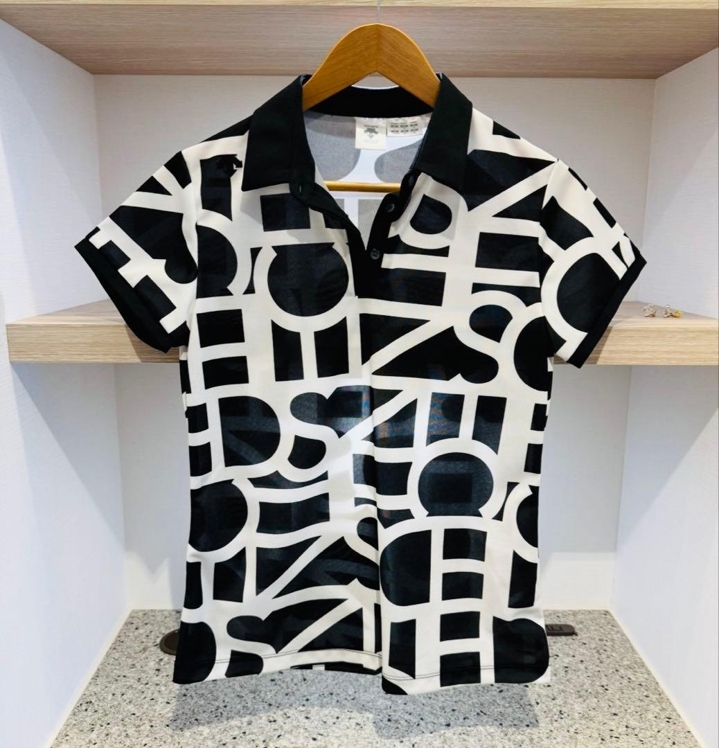 【DESCENTE GOLF】デサントセットアップ L 半袖ポロシャツ スカート