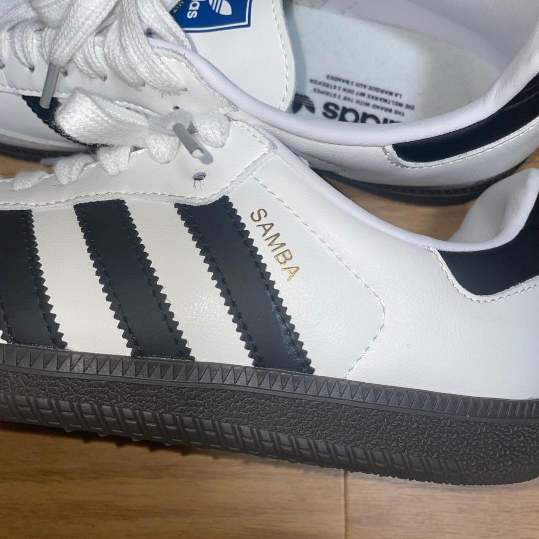 adidasサンバOG ホワイト27.5㎝
