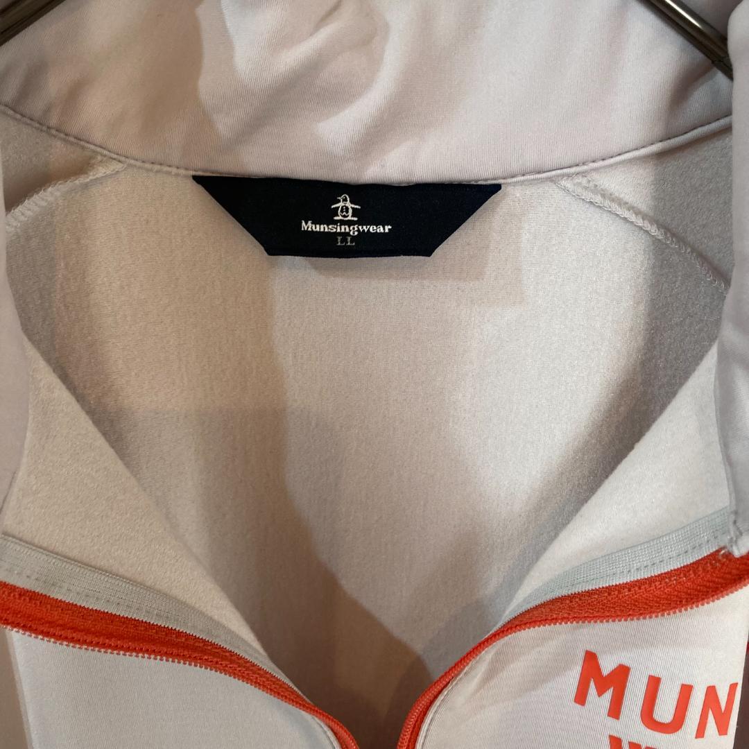 XL　長袖シャツ　Munsingwear ハーフジップ