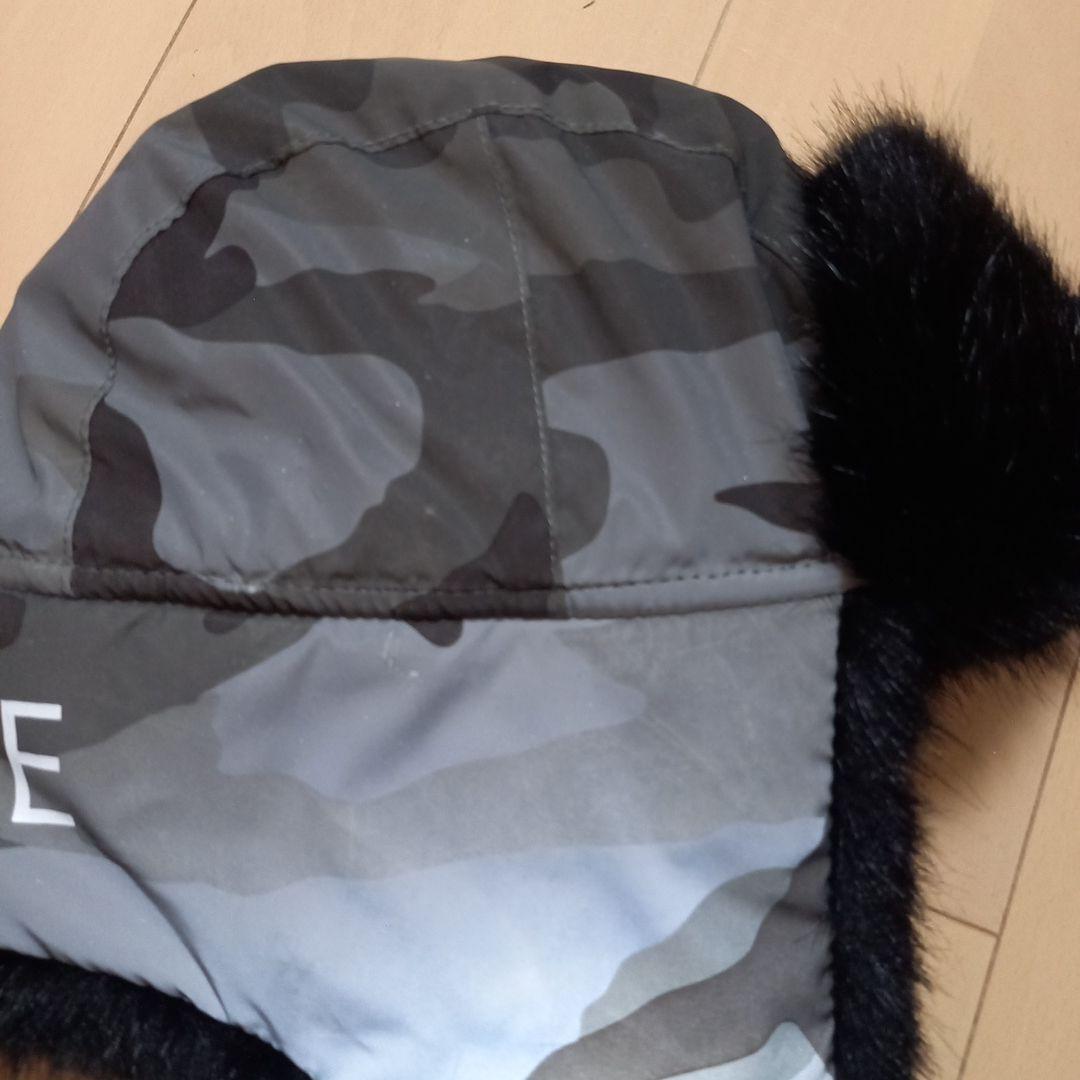 Supreme 迷彩柄 ファー付き帽子