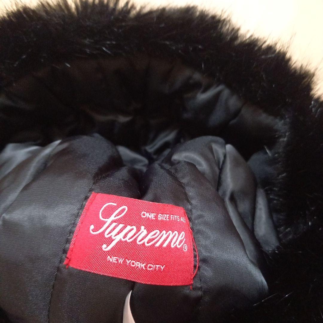 Supreme 迷彩柄 ファー付き帽子