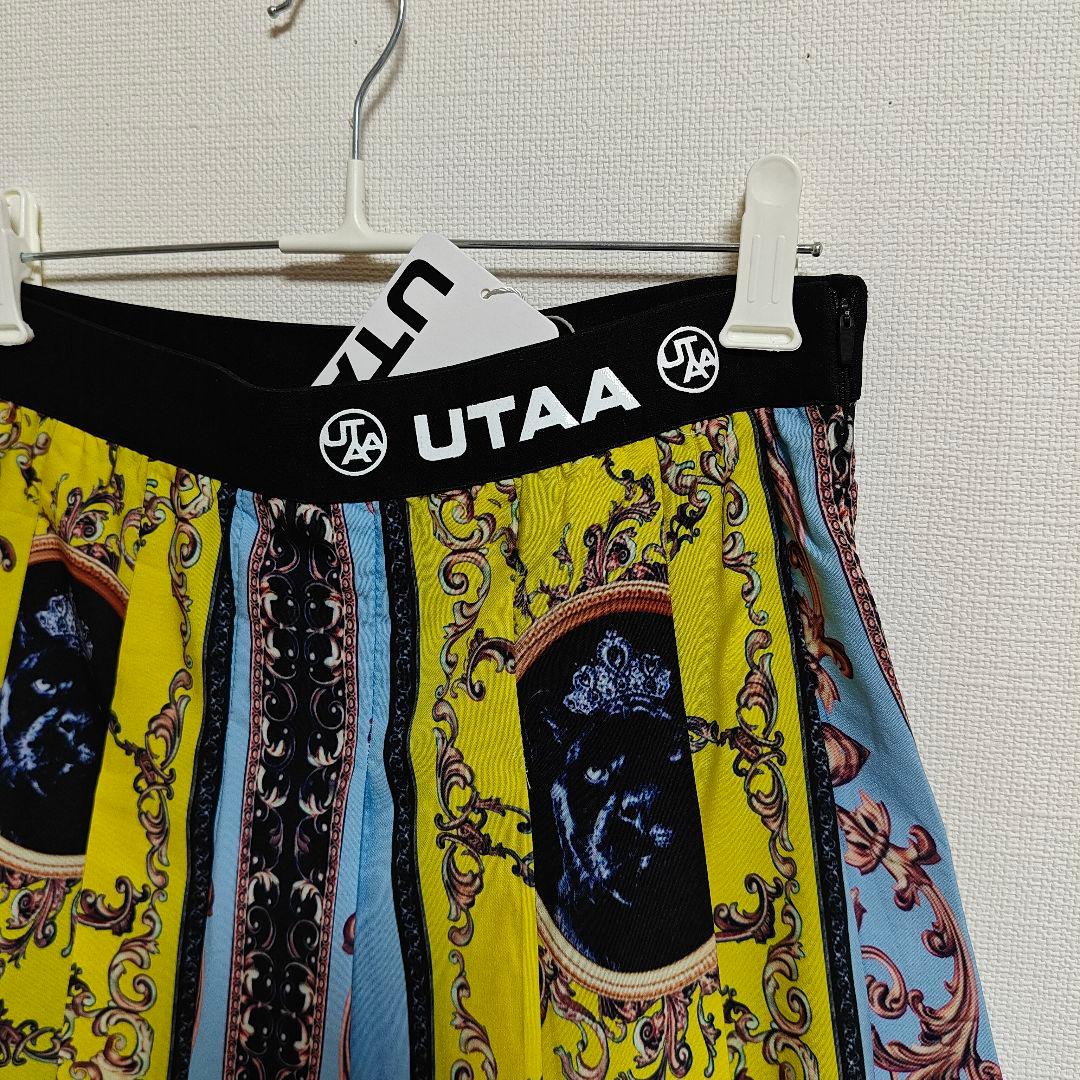 未使用 UTAA♡ゴルフウェア ゴージャズスカート インナー付 ブルーS