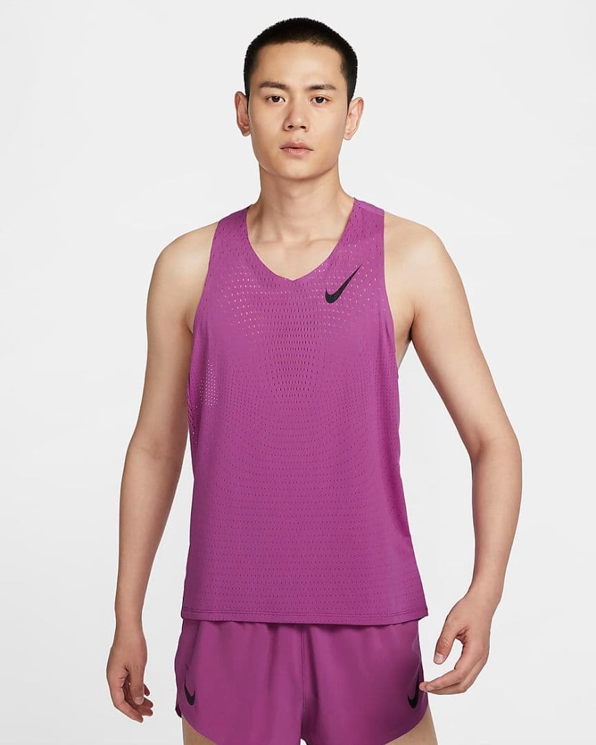 新品 L Nike Aeroswift シングレット FN4232-518