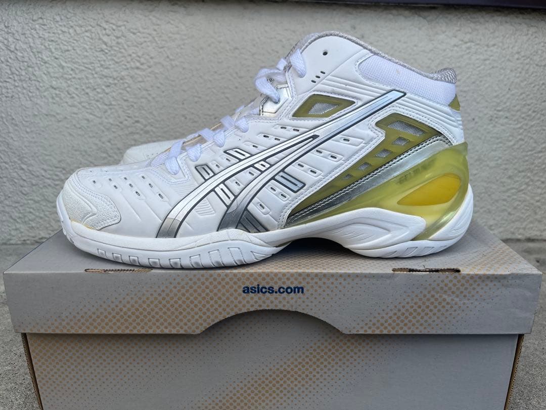 【新品未使用】 ASICS GELBURST 2 ホワイト/シルバー 30cm