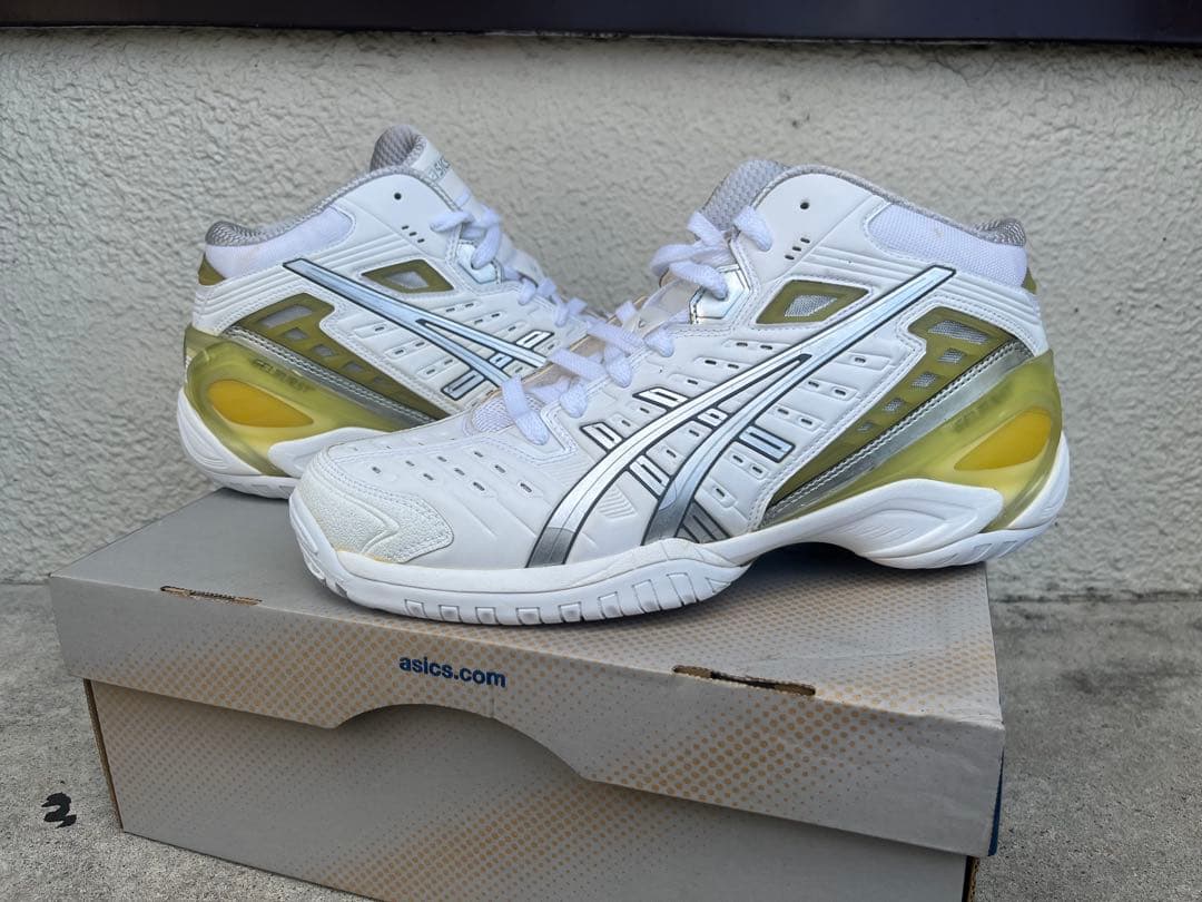 【新品未使用】 ASICS GELBURST 2 ホワイト/シルバー 30cm