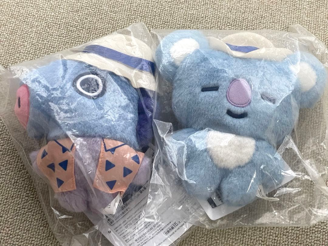 BT21 一番くじ HAPPY CAMP 全7種類 ぬいぐるみコンプ