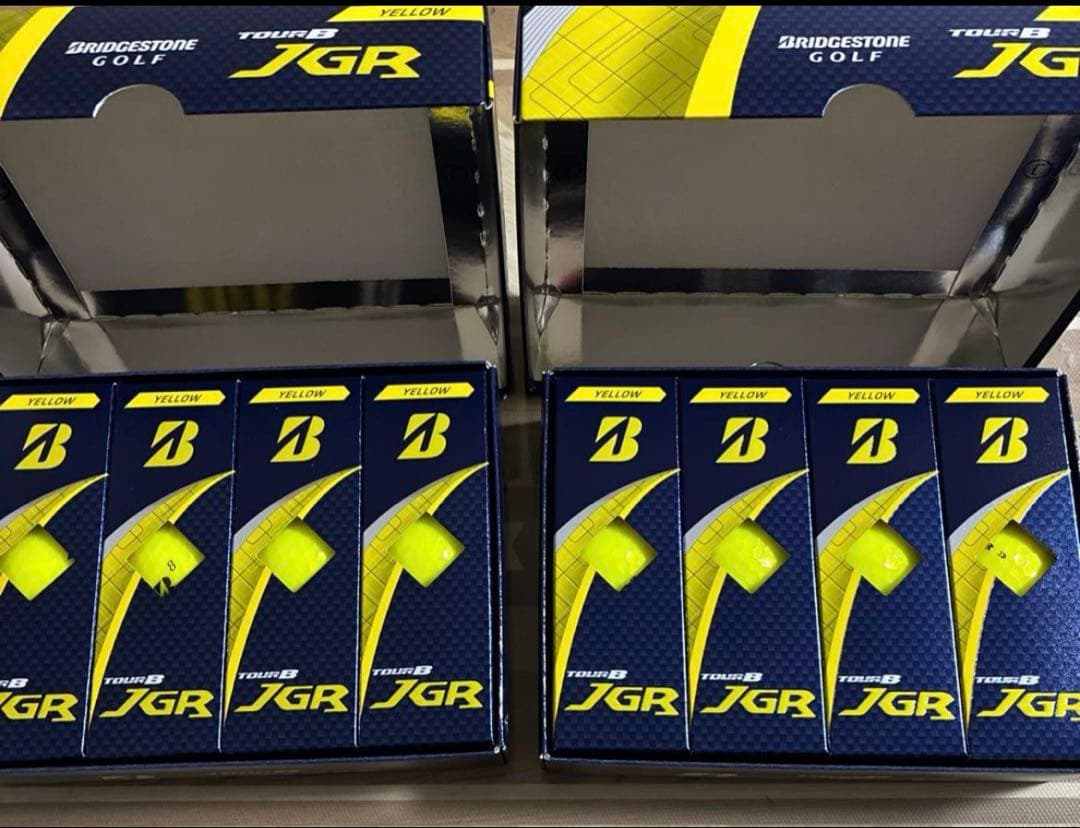 BRIDGESTONE TOUR B JGR イエロー 12個入り2ダース