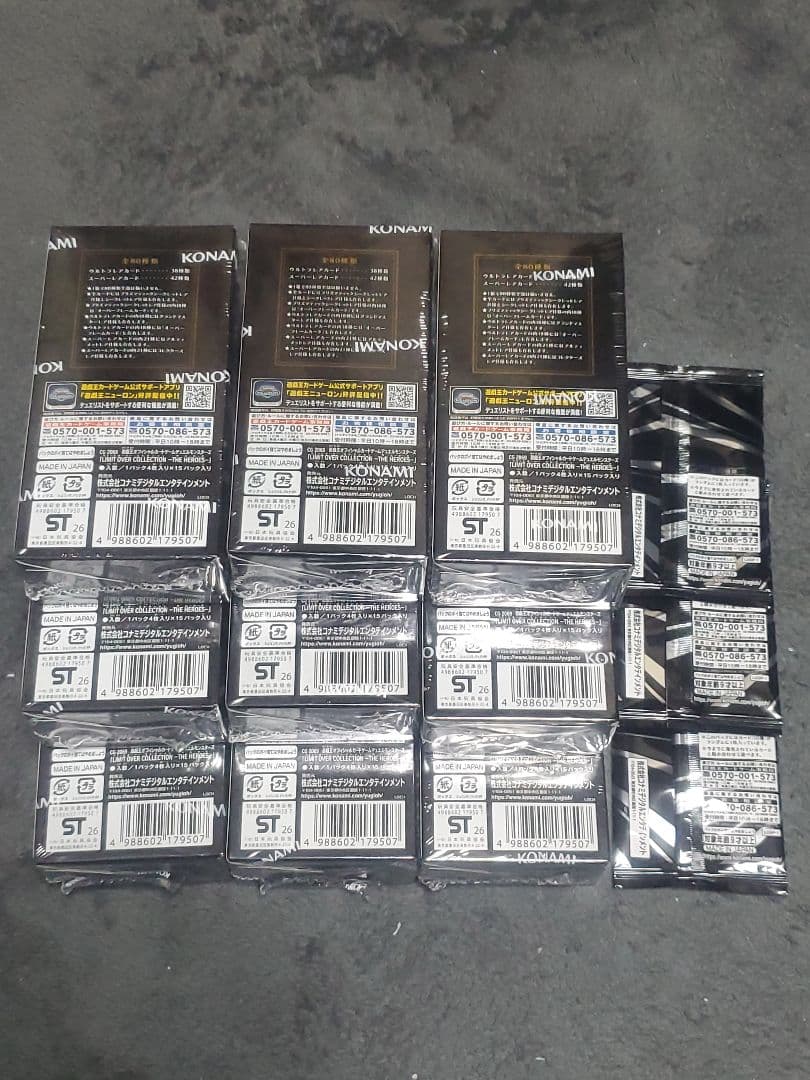 遊戯王 リミットオーバーコレクション THE HEROES 9BOX プロモ付き