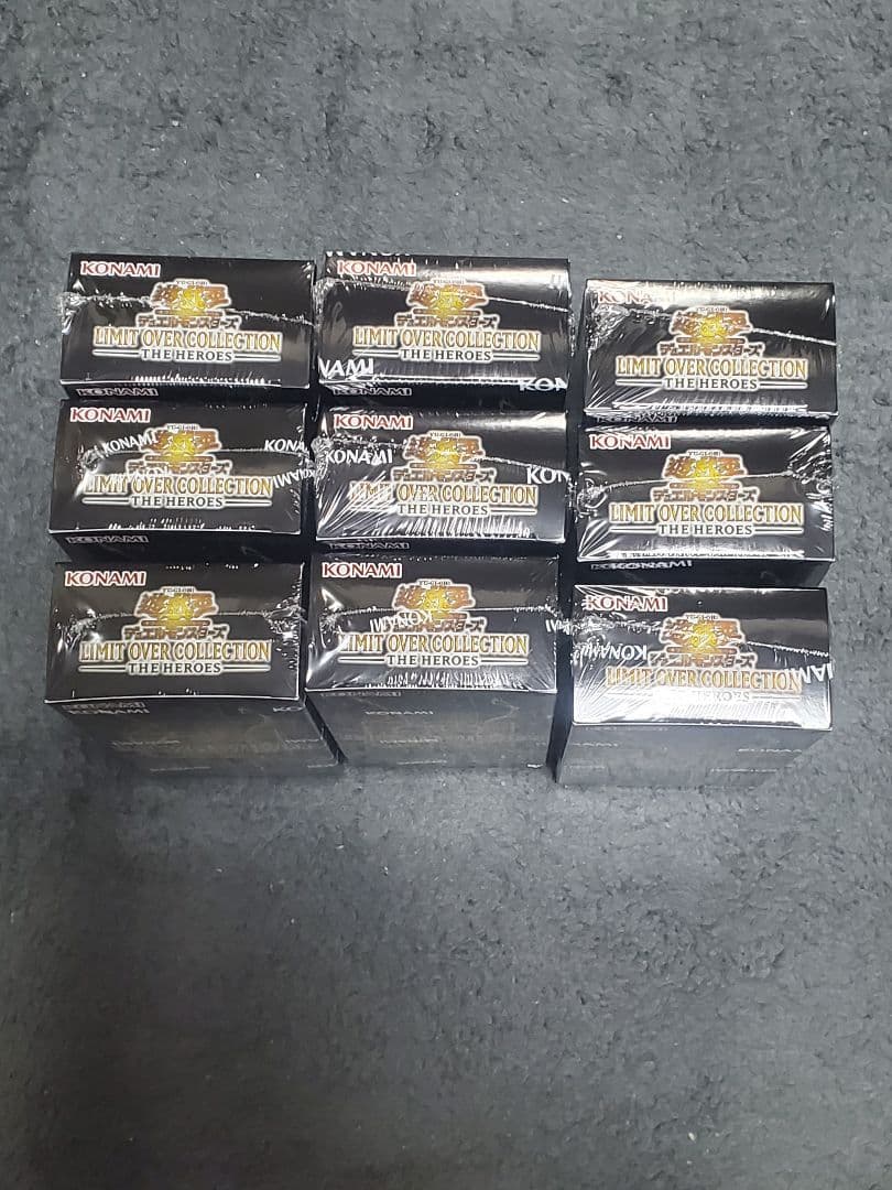 遊戯王 リミットオーバーコレクション THE HEROES 9BOX プロモ付き