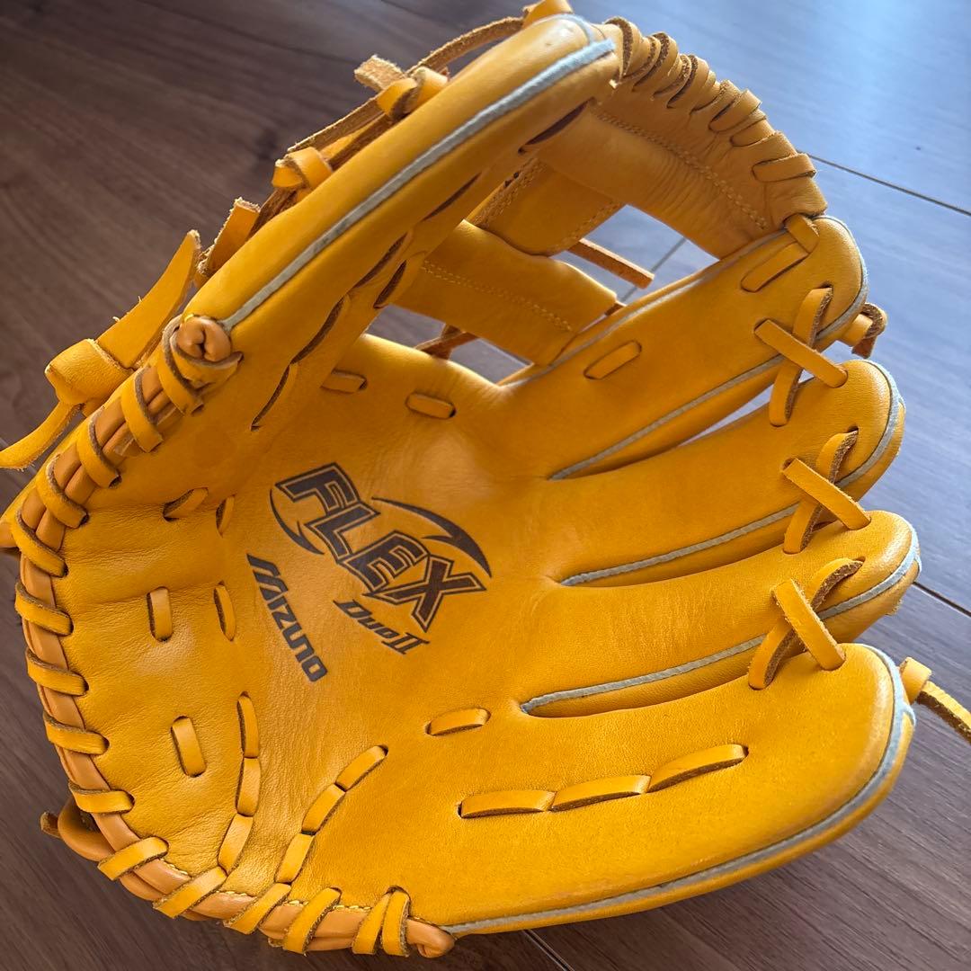 Mizuno 小学生用野球グローブ イエロー