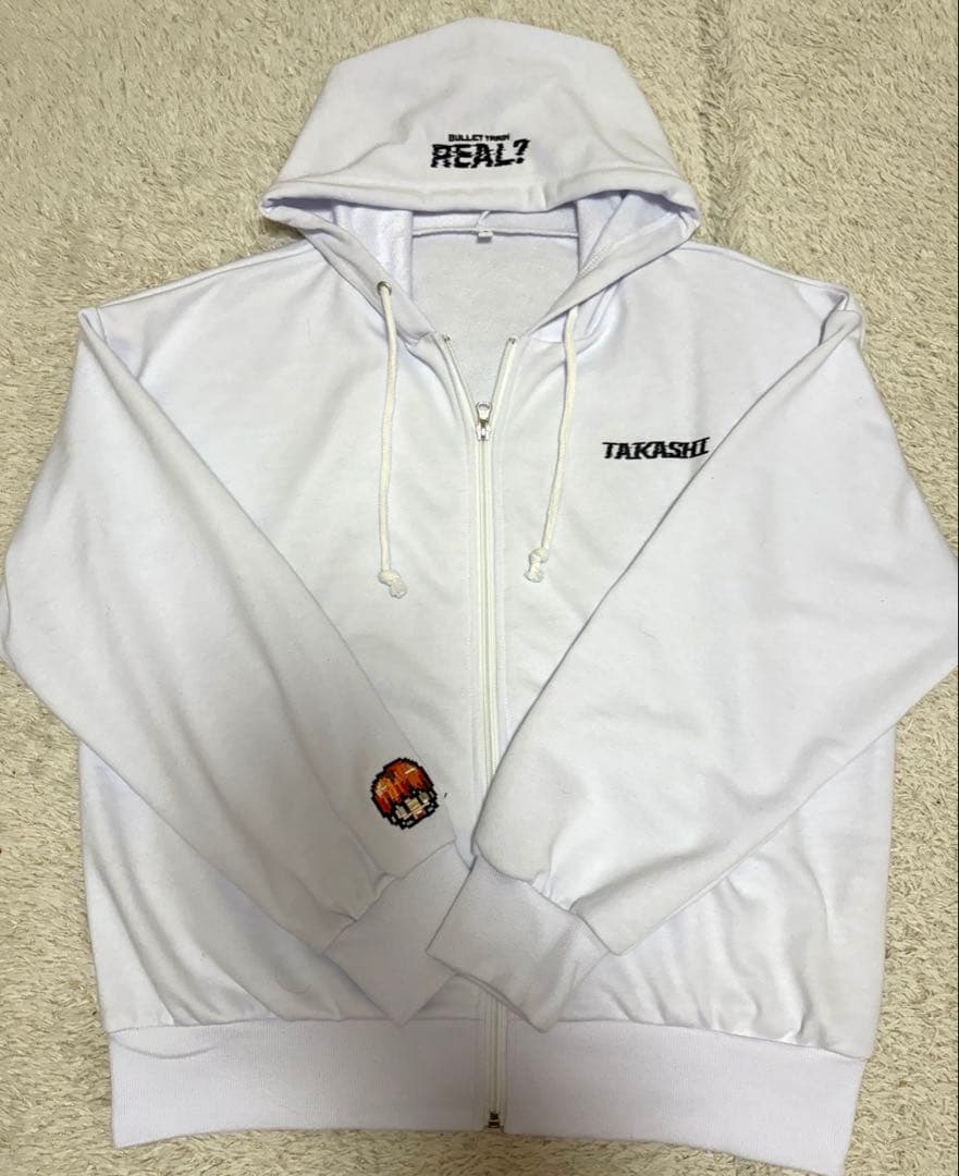 超特急 real？ パーカー ホワイト L