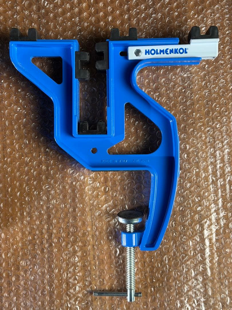 イタリア製 HOLMENKOL ベース可変 金属製チューンナップバイス