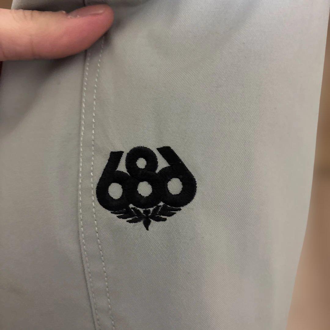 686シックスエイトシックス スノーボードウェア 上下セットL infiDRY