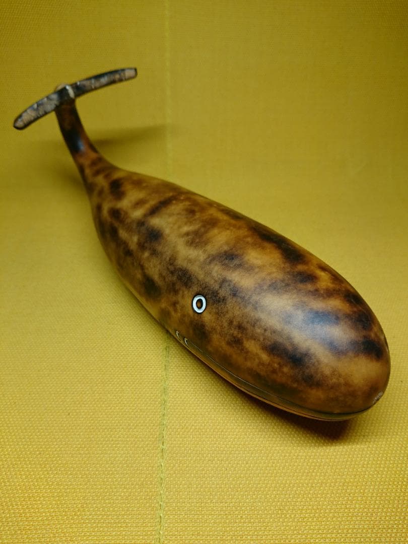 【美品】サカナ　クジラ　オブジェ　置物　インテリア　工芸品　美術品　A3314