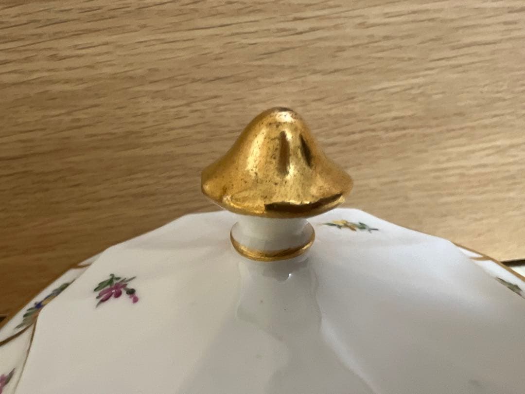   小物入れ 砂糖入れ 24金 洋食器 1級品