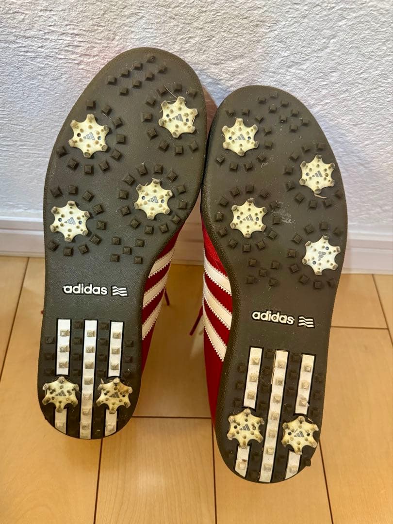 adidas Samba アディダス　サンバ　赤　ゴルフシューズ　27.5