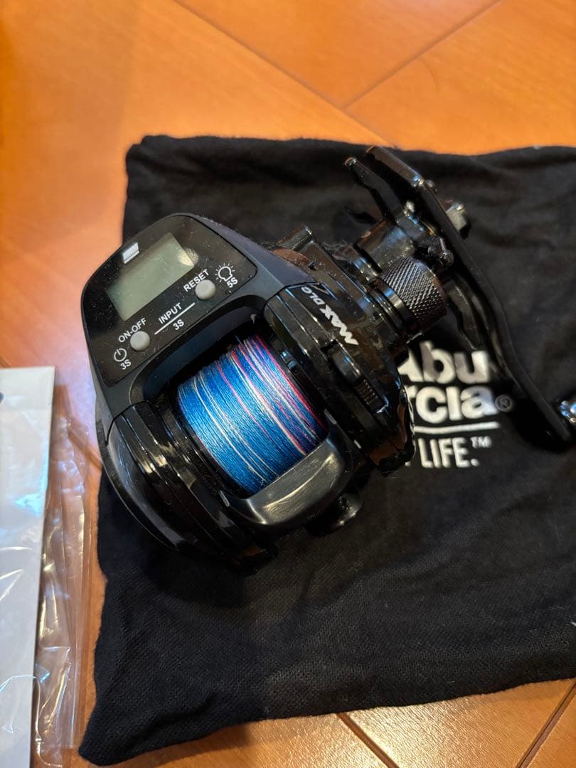 ☆美品・1度のみ使用☆ AbuGarcia MAX DLC MHP 右巻き