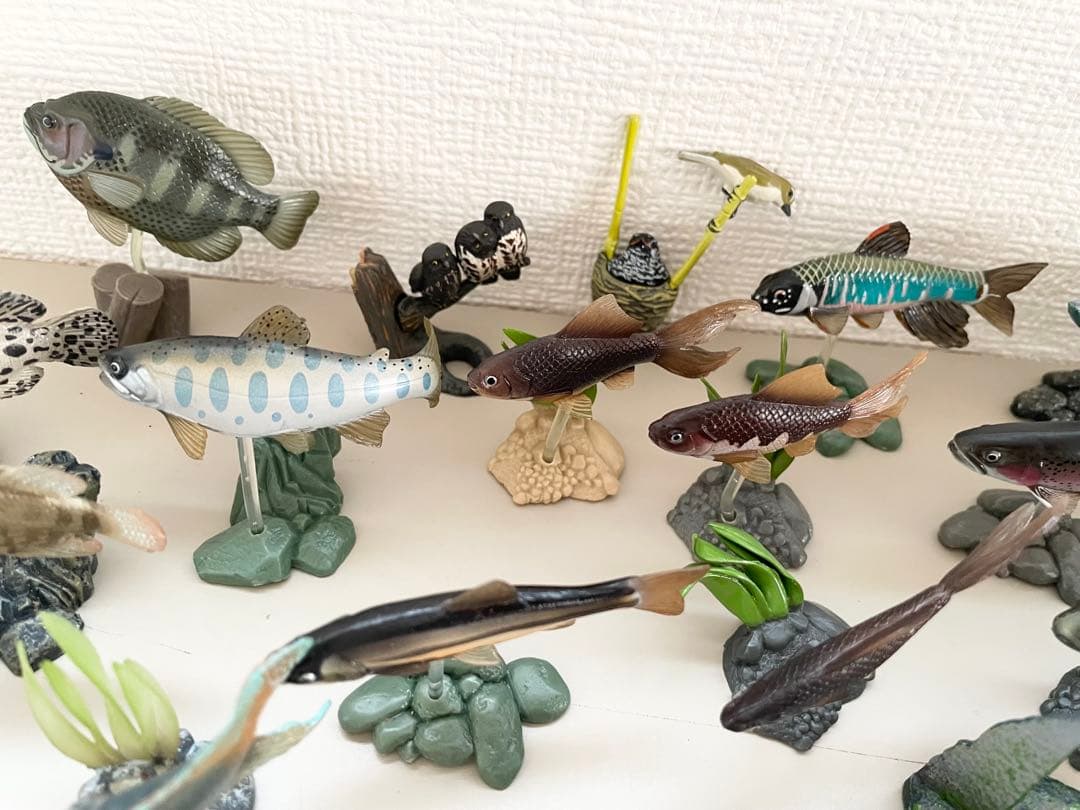 ユージン　海洋堂　原色淡水魚図鑑I 原色淡水魚図鑑II 原色観賞用魚　金魚　亀