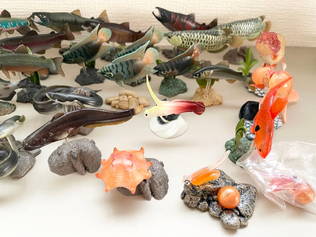 ユージン　海洋堂　原色淡水魚図鑑I 原色淡水魚図鑑II 原色観賞用魚　金魚　亀