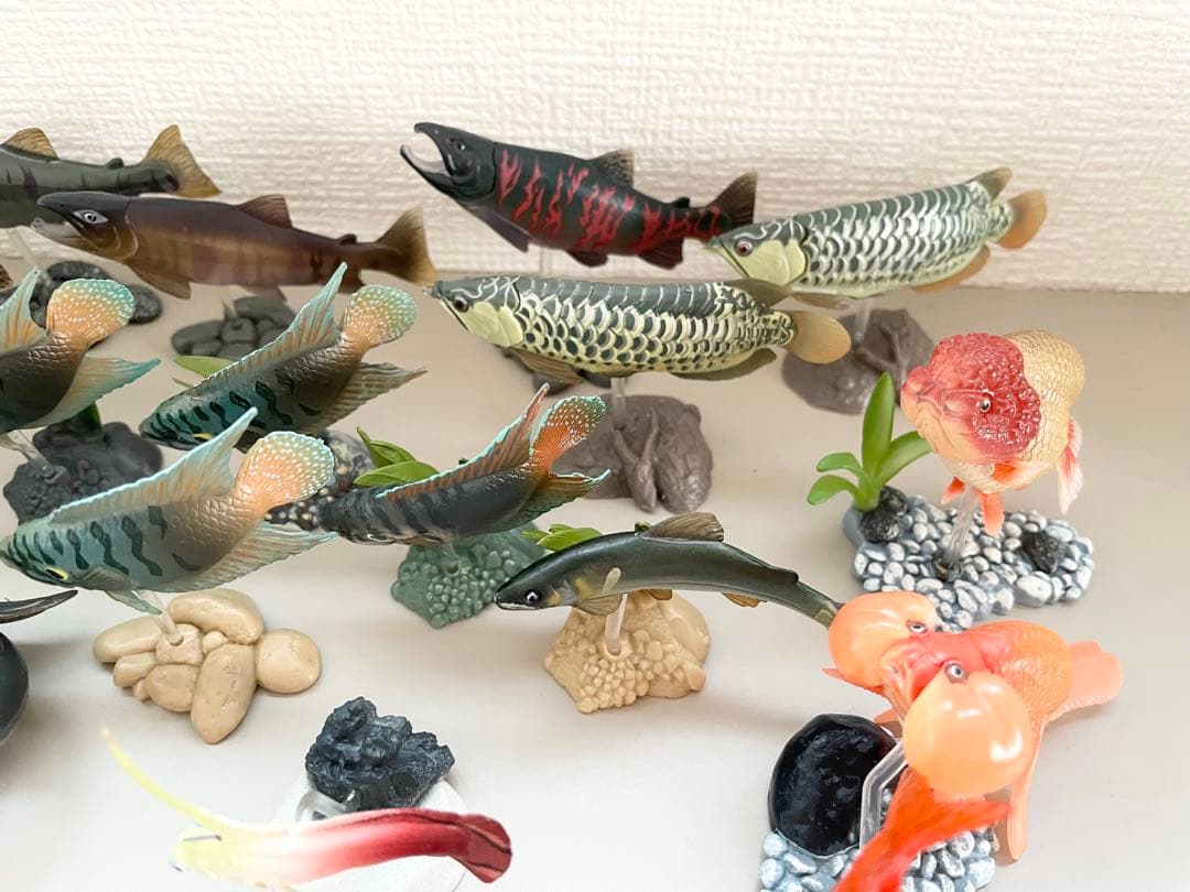 ユージン　海洋堂　原色淡水魚図鑑I 原色淡水魚図鑑II 原色観賞用魚　金魚　亀